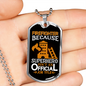Firefighter And A Superhero Necklace Stainless Steel or 18k Gold Dog Tag 24" Chain-Express Your Love Gifts