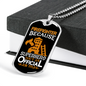 Firefighter And A Superhero Necklace Stainless Steel or 18k Gold Dog Tag 24" Chain-Express Your Love Gifts
