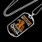 Firefighter And A Superhero Necklace Stainless Steel or 18k Gold Dog Tag 24" Chain-Express Your Love Gifts