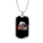 Firefighter Boy Necklace Stainless Steel or 18k Gold Dog Tag 24" Chain-Express Your Love Gifts