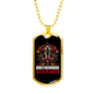 Firefighter Brotherhood Gift Stainless Steel or 18k Gold Dog Tag 24" Chain-Express Your Love Gifts