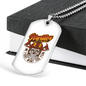 Firefighter Department Necklace Stainless Steel or 18k Gold Dog Tag 24" Chain-Express Your Love Gifts
