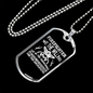 Firefighter Doing The Impossible Necklace Stainless Steel or 18k Gold Dog Tag 24" Chain-Express Your Love Gifts
