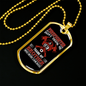 Firefighter Don'T Thank Me Necklace Stainless Steel or 18k Gold Dog Tag 24" Chain-Express Your Love Gifts