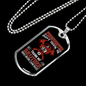 Firefighter Don'T Thank Me Necklace Stainless Steel or 18k Gold Dog Tag 24" Chain-Express Your Love Gifts
