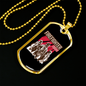 Firefighter Fire Squad Necklace Stainless Steel or 18k Gold Dog Tag 24" Chain-Express Your Love Gifts