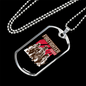Firefighter Fire Squad Necklace Stainless Steel or 18k Gold Dog Tag 24" Chain-Express Your Love Gifts