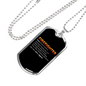 Firefighter Hero And Legend Necklace Stainless Steel or 18k Gold Dog Tag 24" Chain-Express Your Love Gifts