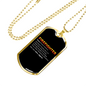 Firefighter Hero And Legend Necklace Stainless Steel or 18k Gold Dog Tag 24" Chain-Express Your Love Gifts