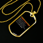 Firefighter Hero And Legend Necklace Stainless Steel or 18k Gold Dog Tag 24" Chain-Express Your Love Gifts