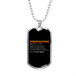 Firefighter Hero And Legend Necklace Stainless Steel or 18k Gold Dog Tag 24" Chain-Express Your Love Gifts