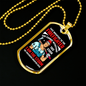Firefighter I'm The Storm Necklace Stainless Steel or 18k Gold Dog Tag 24" Chain-Express Your Love Gifts