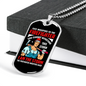 Firefighter I'm The Storm Necklace Stainless Steel or 18k Gold Dog Tag 24" Chain-Express Your Love Gifts