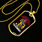 Firefighter In Training Necklace Stainless Steel or 18k Gold Dog Tag 24" Chain-Express Your Love Gifts