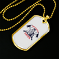 Firefighter Is A Saver Necklace Stainless Steel or 18k Gold Dog Tag 24" Chain-Express Your Love Gifts