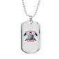 Firefighter Is A Saver Necklace Stainless Steel or 18k Gold Dog Tag 24" Chain-Express Your Love Gifts