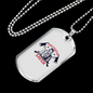 Firefighter Is A Saver Necklace Stainless Steel or 18k Gold Dog Tag 24" Chain-Express Your Love Gifts