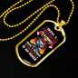 Firefighter Is An Honor Necklace Stainless Steel or 18k Gold Dog Tag 24" Chain-Express Your Love Gifts
