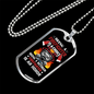 Firefighter Is An Honor Necklace Stainless Steel or 18k Gold Dog Tag 24" Chain-Express Your Love Gifts