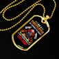 Firefighter Is My Job Necklace Stainless Steel or 18k Gold Dog Tag 24" Chain-Express Your Love Gifts
