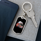 Firefighter Kid'S Keychain Stainless Steel or 18k Gold Dog Tag Keyring-Express Your Love Gifts