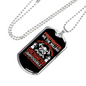 Firefighter Led By The Unknown Ecklace Stainless Steel or 18k Gold Dog Tag 24" Chain-Express Your Love Gifts