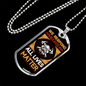 Firefighter Lives Matter Necklace Stainless Steel or 18k Gold Dog Tag 24" Chain-Express Your Love Gifts