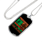 Firefighter Pride And Honor Necklace Stainless Steel or 18k Gold Dog Tag 24" Chain-Express Your Love Gifts
