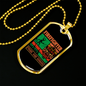 Firefighter Pride And Honor Necklace Stainless Steel or 18k Gold Dog Tag 24" Chain-Express Your Love Gifts
