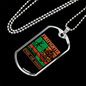 Firefighter Pride And Honor Necklace Stainless Steel or 18k Gold Dog Tag 24" Chain-Express Your Love Gifts