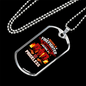Firefighter'S Honor Firefighter Gift Stainless Steel or 18k Gold Dog Tag 24" Chain-Express Your Love Gifts