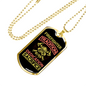 Firefighter'S Tradition Necklace Stainless Steel or 18k Gold Dog Tag 24" Chain-Express Your Love Gifts