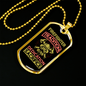 Firefighter'S Tradition Necklace Stainless Steel or 18k Gold Dog Tag 24" Chain-Express Your Love Gifts