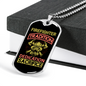 Firefighter'S Tradition Necklace Stainless Steel or 18k Gold Dog Tag 24" Chain-Express Your Love Gifts