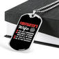 Firefighter'S Wife Necklace Stainless Steel or 18k Gold Dog Tag 24" Chain-Express Your Love Gifts