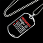 Firefighter'S Wife Necklace Stainless Steel or 18k Gold Dog Tag 24" Chain-Express Your Love Gifts