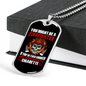 Firefighter Smokes CigArettes Necklace Stainless Steel or 18k Gold Dog Tag 24" Chain-Express Your Love Gifts