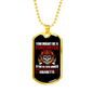 Firefighter Smokes CigArettes Necklace Stainless Steel or 18k Gold Dog Tag 24" Chain-Express Your Love Gifts