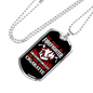 Firefighter Smoking Not CigArettes Necklace Stainless Steel or 18k Gold Dog Tag 24" Chain-Express Your Love Gifts