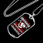 Firefighter Smoking Not CigArettes Necklace Stainless Steel or 18k Gold Dog Tag 24" Chain-Express Your Love Gifts