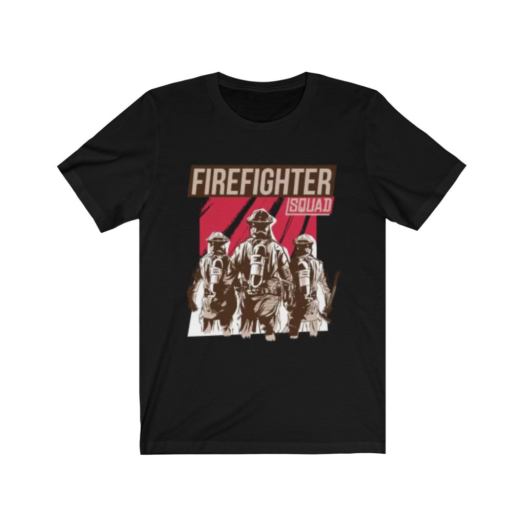 Firefighter Squad Men's T-Shirt-Express Your Love Gifts