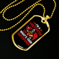 Firefighter Superpower Necklace Stainless Steel or 18k Gold Dog Tag 24" Chain-Express Your Love Gifts