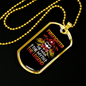 Firefighter The Legend Necklace Stainless Steel or 18k Gold Dog Tag 24" Chain-Express Your Love Gifts