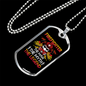Firefighter The Legend Necklace Stainless Steel or 18k Gold Dog Tag 24" Chain-Express Your Love Gifts