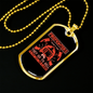 Firefighters Do Not Die Necklace Stainless Steel or 18k Gold Dog Tag 24" Chain-Express Your Love Gifts