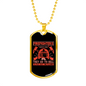 Firefighters Do Not Die Necklace Stainless Steel or 18k Gold Dog Tag 24" Chain-Express Your Love Gifts