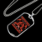 Firefighters Do Not Die Necklace Stainless Steel or 18k Gold Dog Tag 24" Chain-Express Your Love Gifts