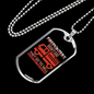 Firefighters Don'T Die Firefighter Gift Stainless Steel or 18k Gold Dog Tag 24" Chain-Express Your Love Gifts