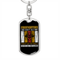 Firefighters Don'T Just Die Keychain Stainless Steel or 18k Gold Dog Tag Keyring-Express Your Love Gifts