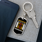 Firefighters Don'T Just Die Keychain Stainless Steel or 18k Gold Dog Tag Keyring-Express Your Love Gifts